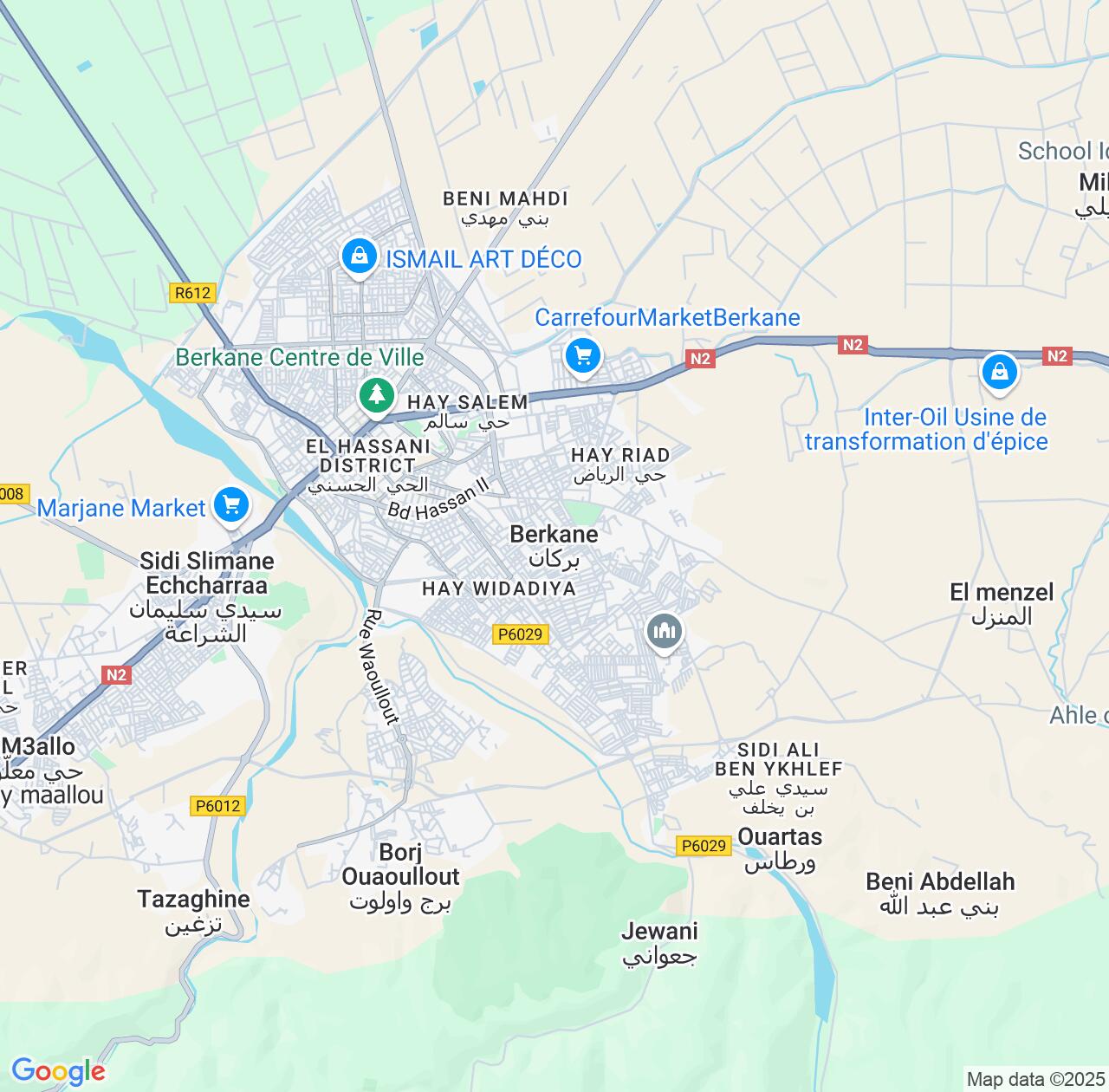 Map image for Intellectual Property Lawyers in Berkane and Oriental IP firms at coordinates  ; .