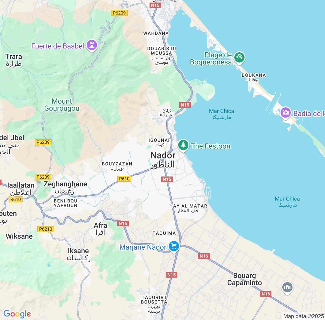 Map image for Intellectual Property Lawyers in Nador and Oriental IP firms at coordinates  ; .