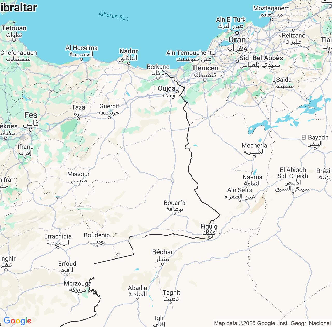 Map image for Intellectual Property Lawyers in Oriental and Morocco IP firms at coordinates  ; .
