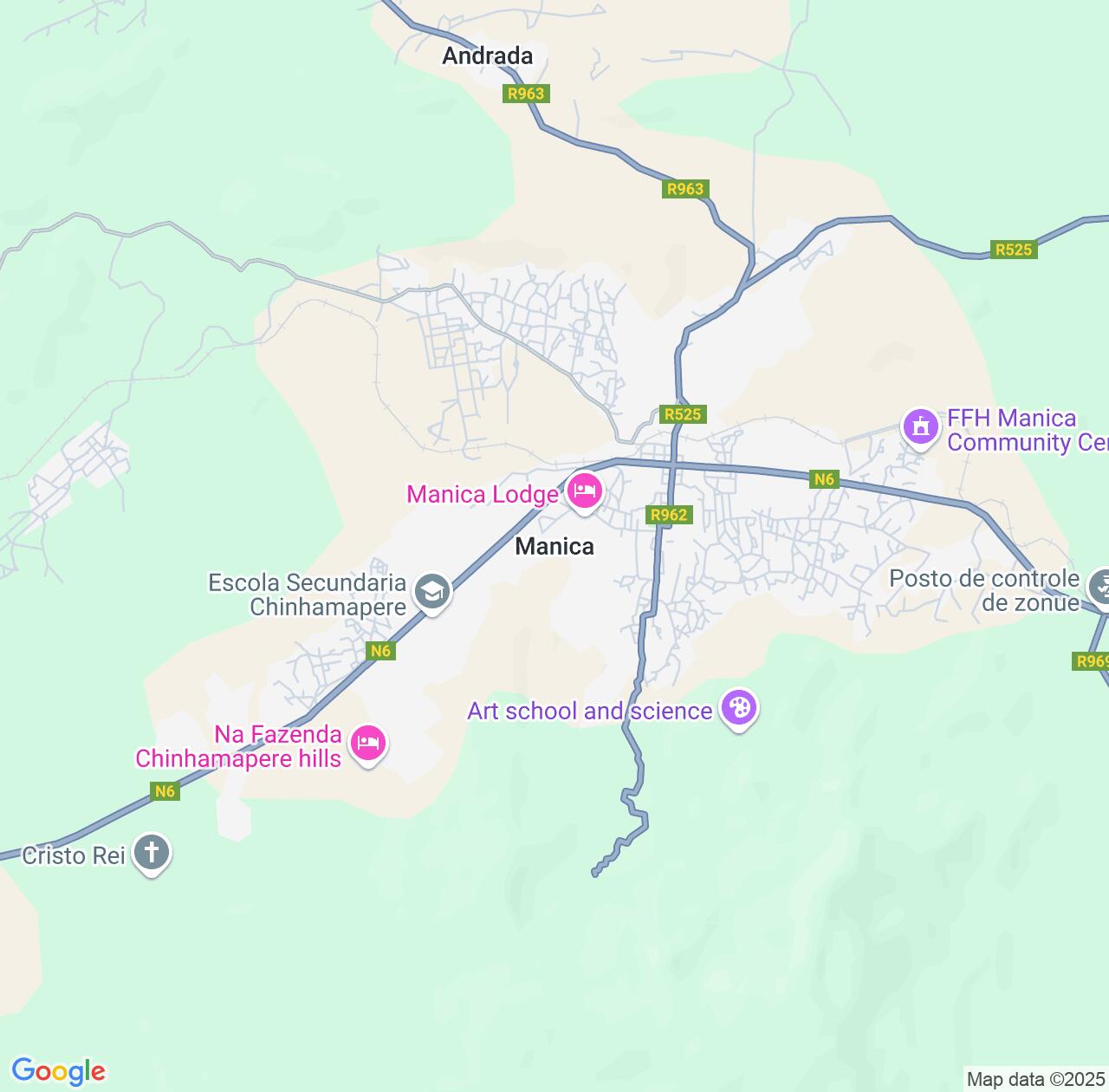 Map image for Intellectual Property Lawyers in Manica and Mozambique IP firms at coordinates  ; .