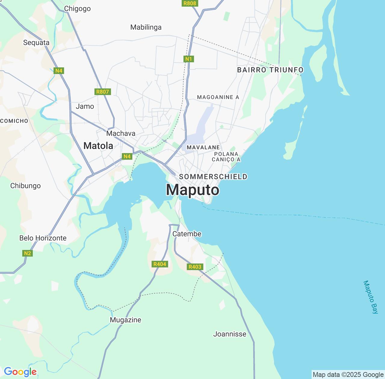 Map image for Intellectual Property Lawyers in Maputo City and Mozambique IP firms at coordinates  ; .