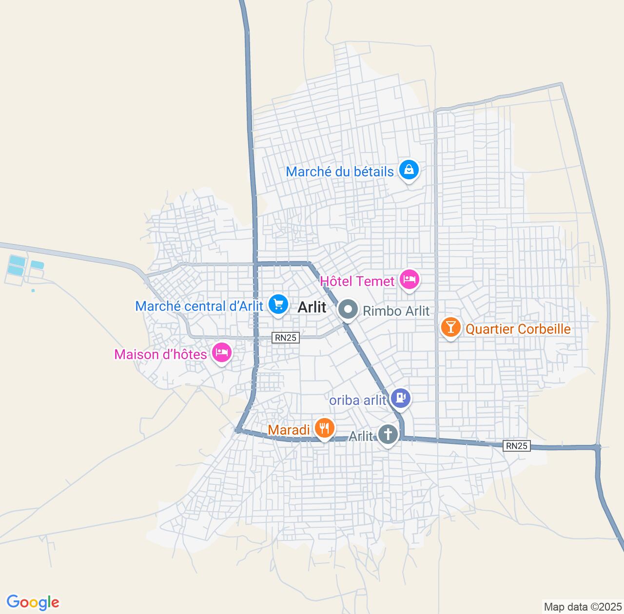Map image for Intellectual Property Lawyers in Arlit and Agadez IP firms at coordinates  ; .