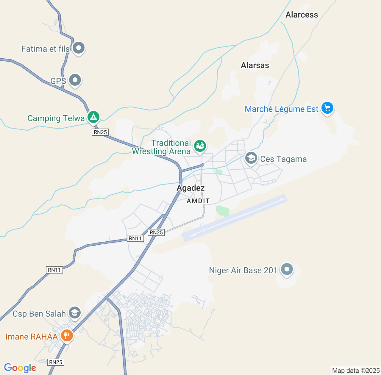 Map image for Intellectual Property Lawyers in Agadez and Niger IP firms at coordinates  ; .
