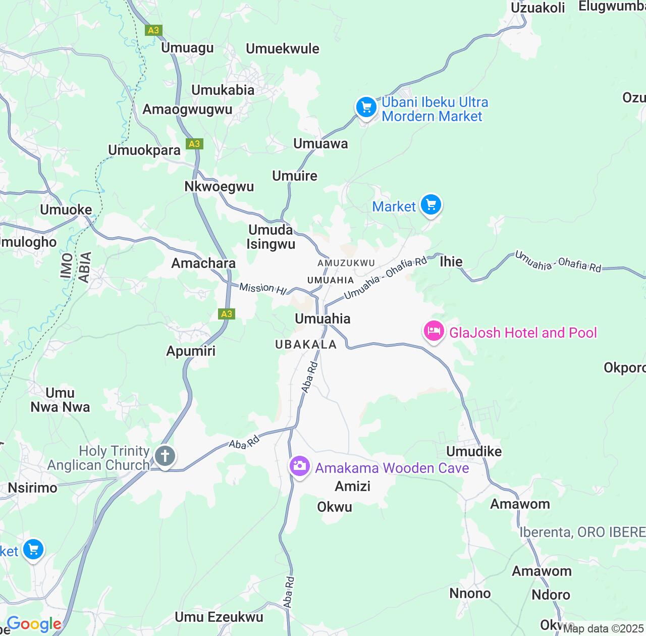 Map image for Intellectual Property Lawyers in Umuahia and Abia State IP firms at coordinates  ; .