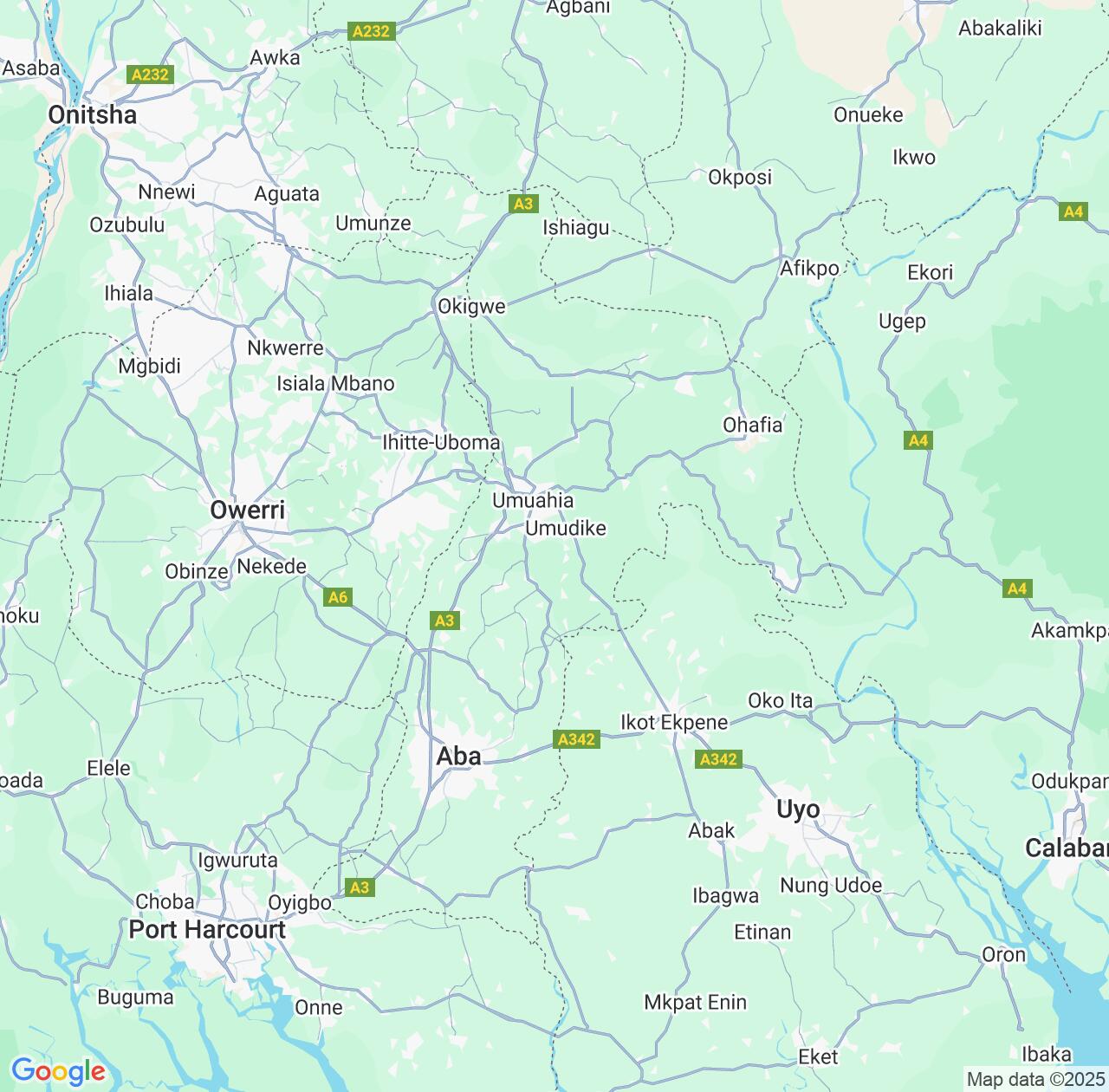 Map image for Intellectual Property Lawyers in Abia State and Nigeria IP firms at coordinates  ; .