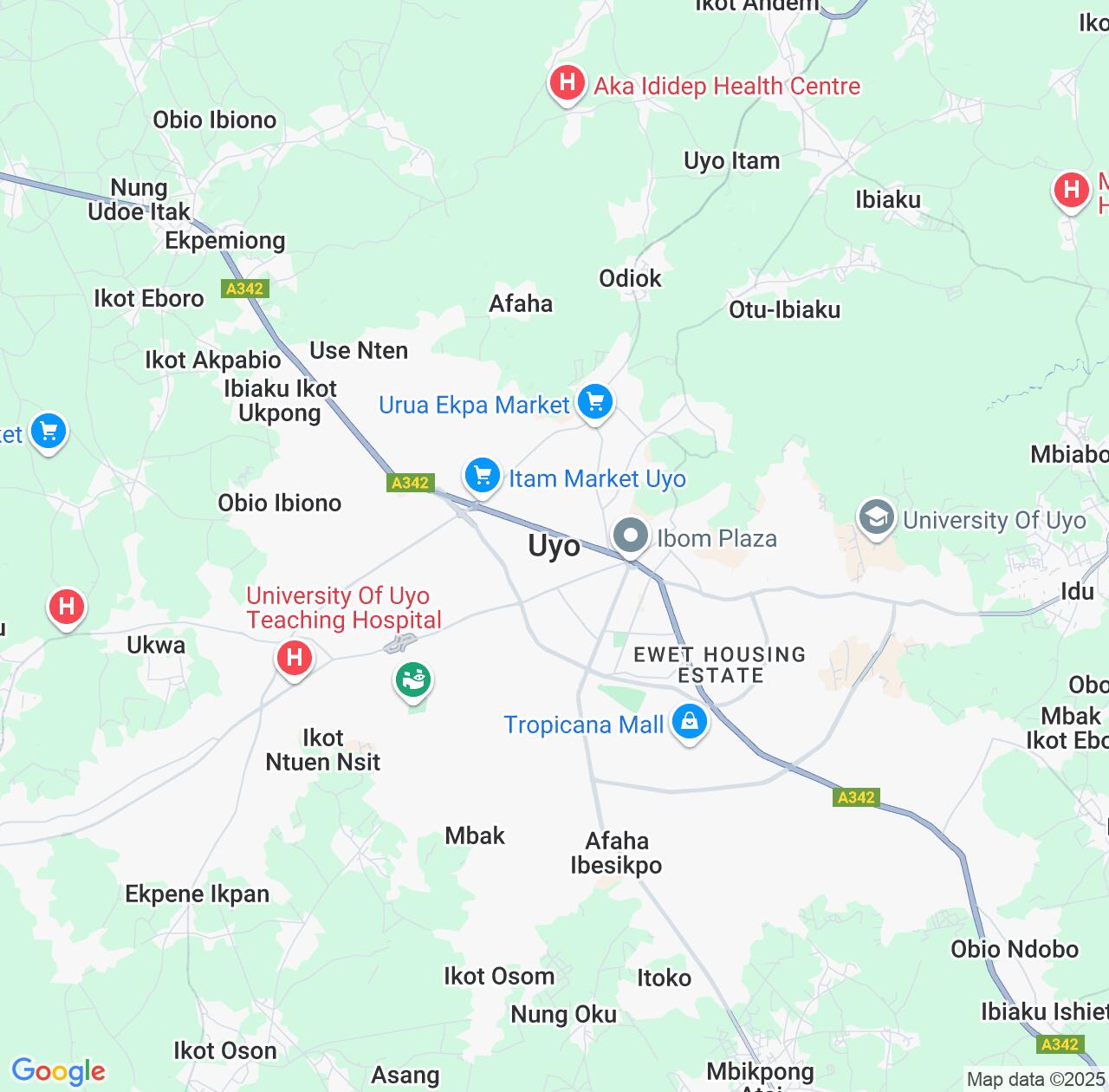 Map image for Intellectual Property Lawyers in Uyo and Akwa Ibom State IP firms at coordinates  ; .
