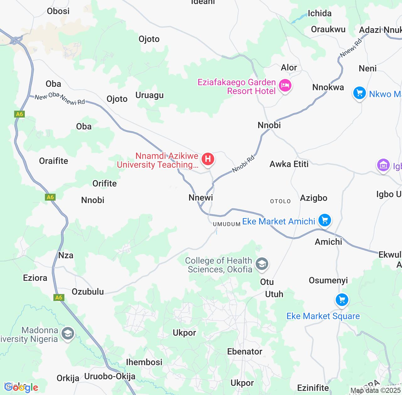 Map image for Intellectual Property Lawyers in Nnewi and Anambra IP firms at coordinates  ; .