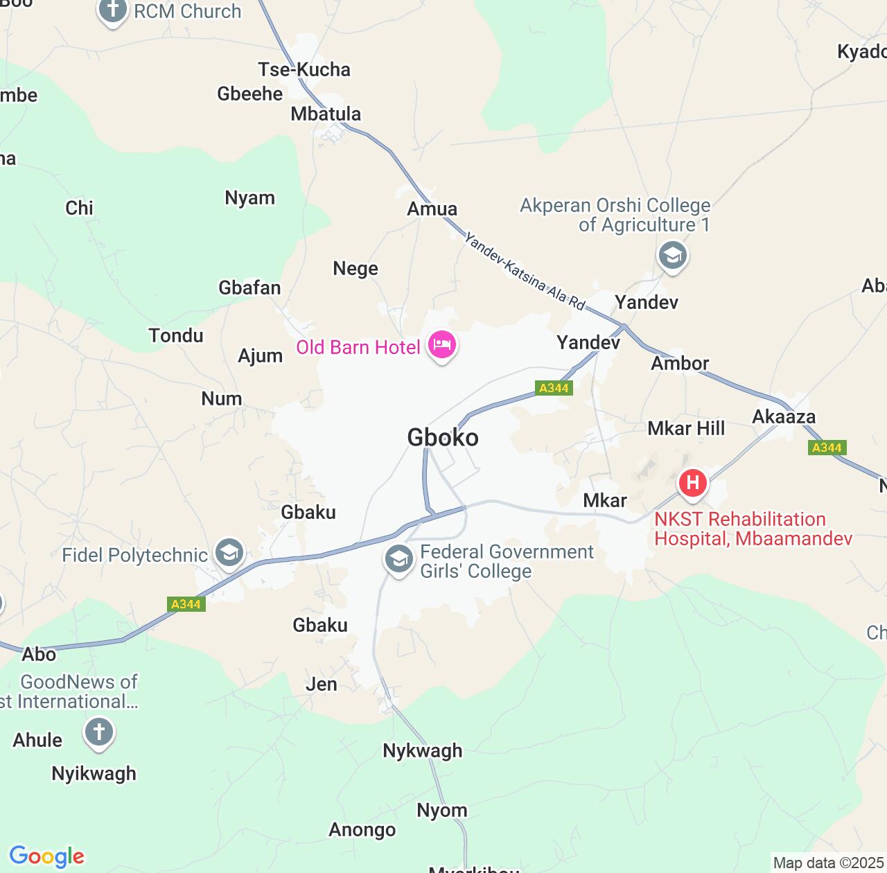 Map image for Intellectual Property Lawyers in Gboko and Benue State IP firms at coordinates  ; .