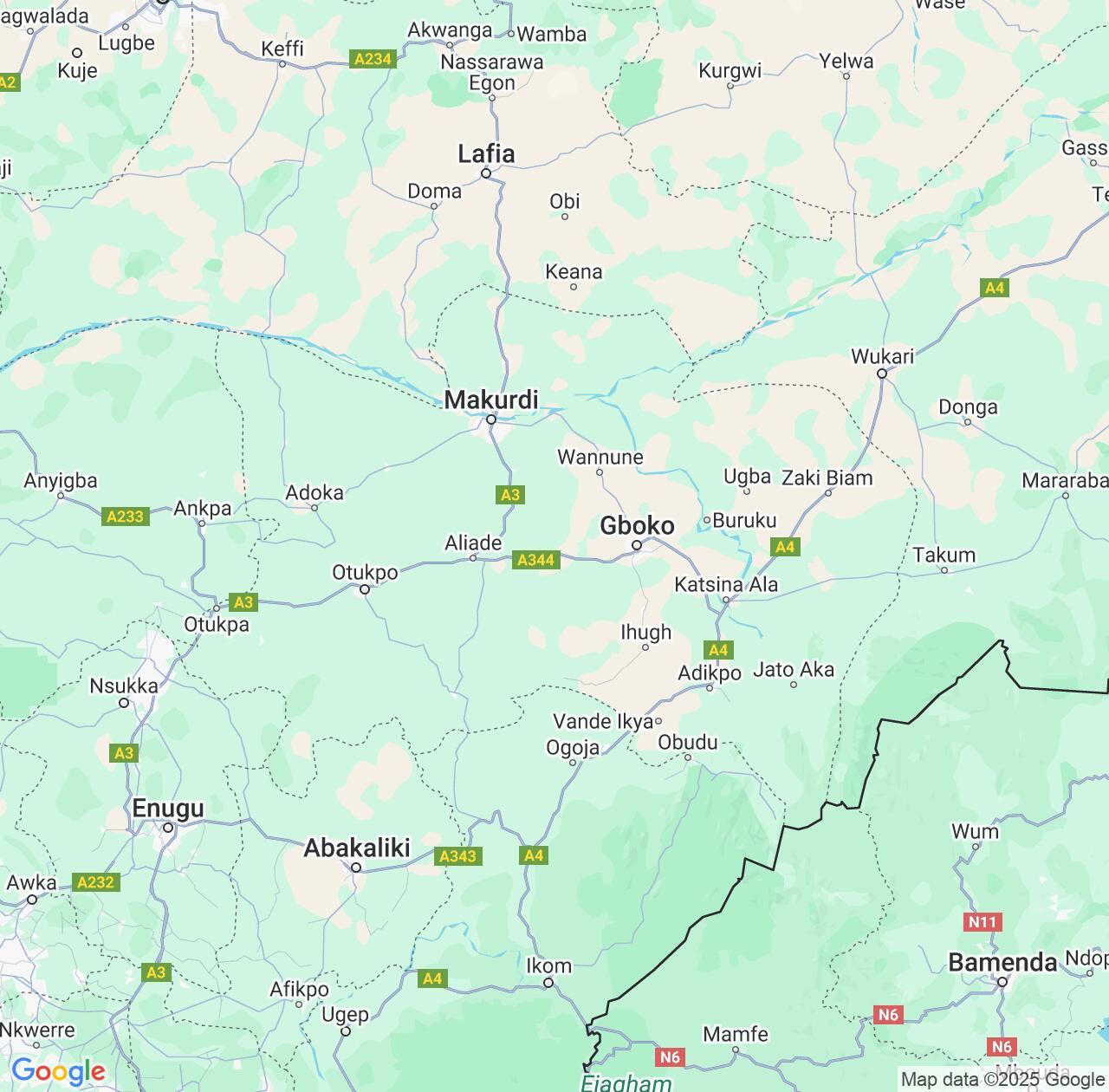 Map image for Intellectual Property Lawyers in Benue State and Nigeria IP firms at coordinates  ; .