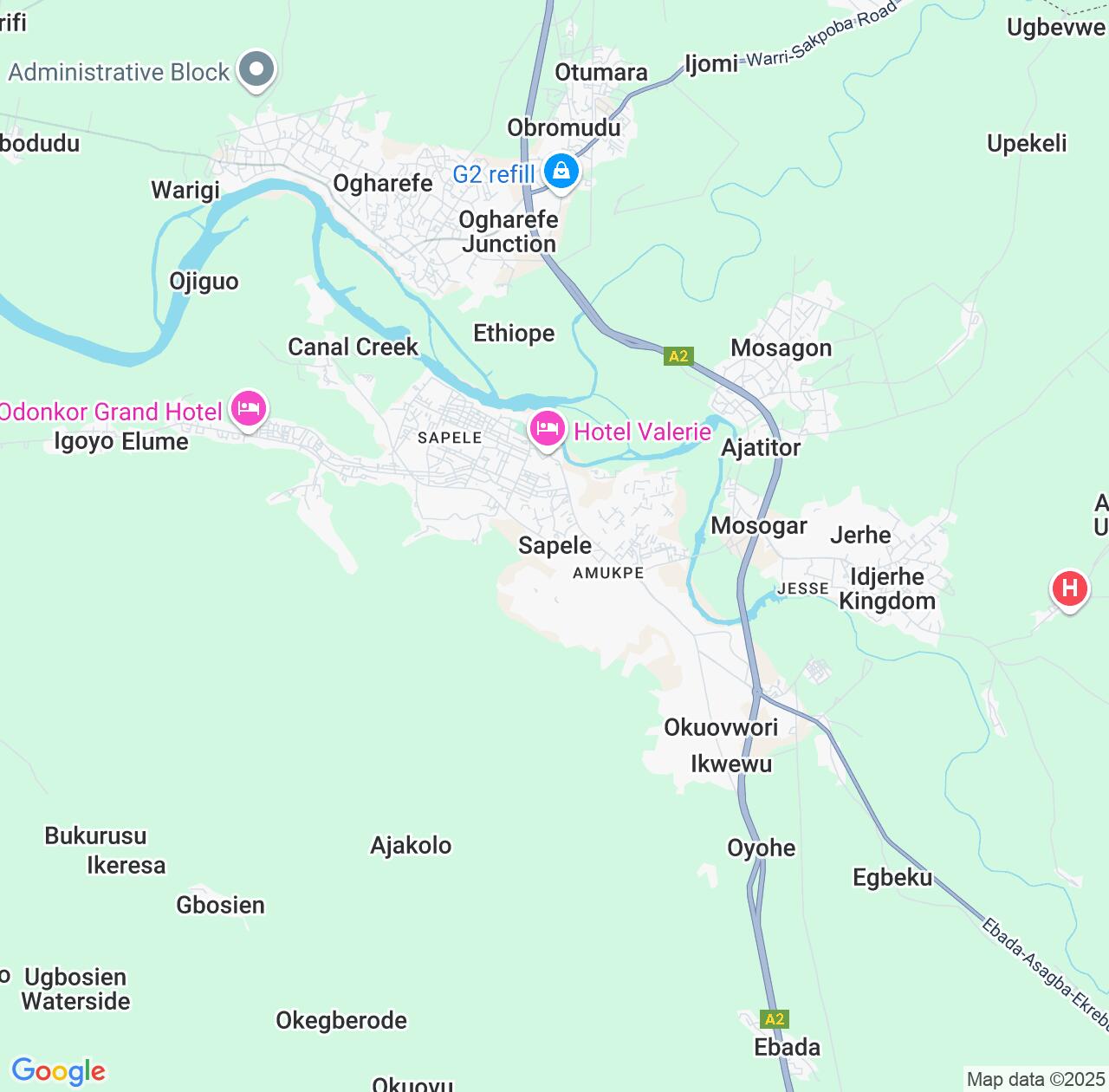 Map image for Intellectual Property Lawyers in Sapele and Delta IP firms at coordinates  ; .