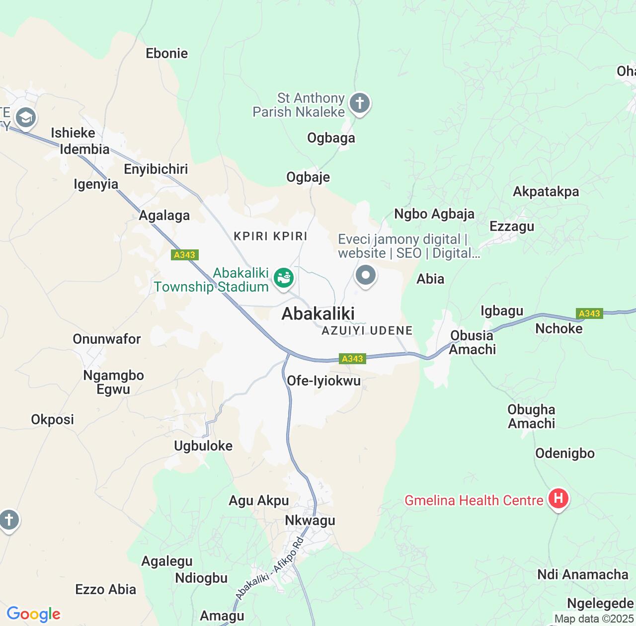 Map image for Intellectual Property Lawyers in Abakaliki and Ebonyi State IP firms at coordinates  ; .