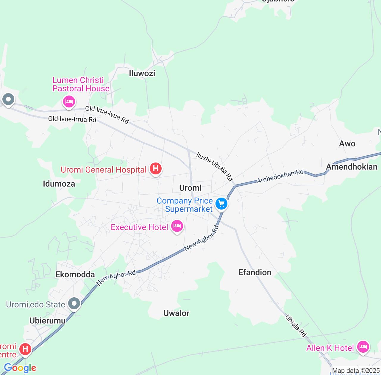 Map image for Intellectual Property Lawyers in Uromi and Edo State IP firms at coordinates  ; .