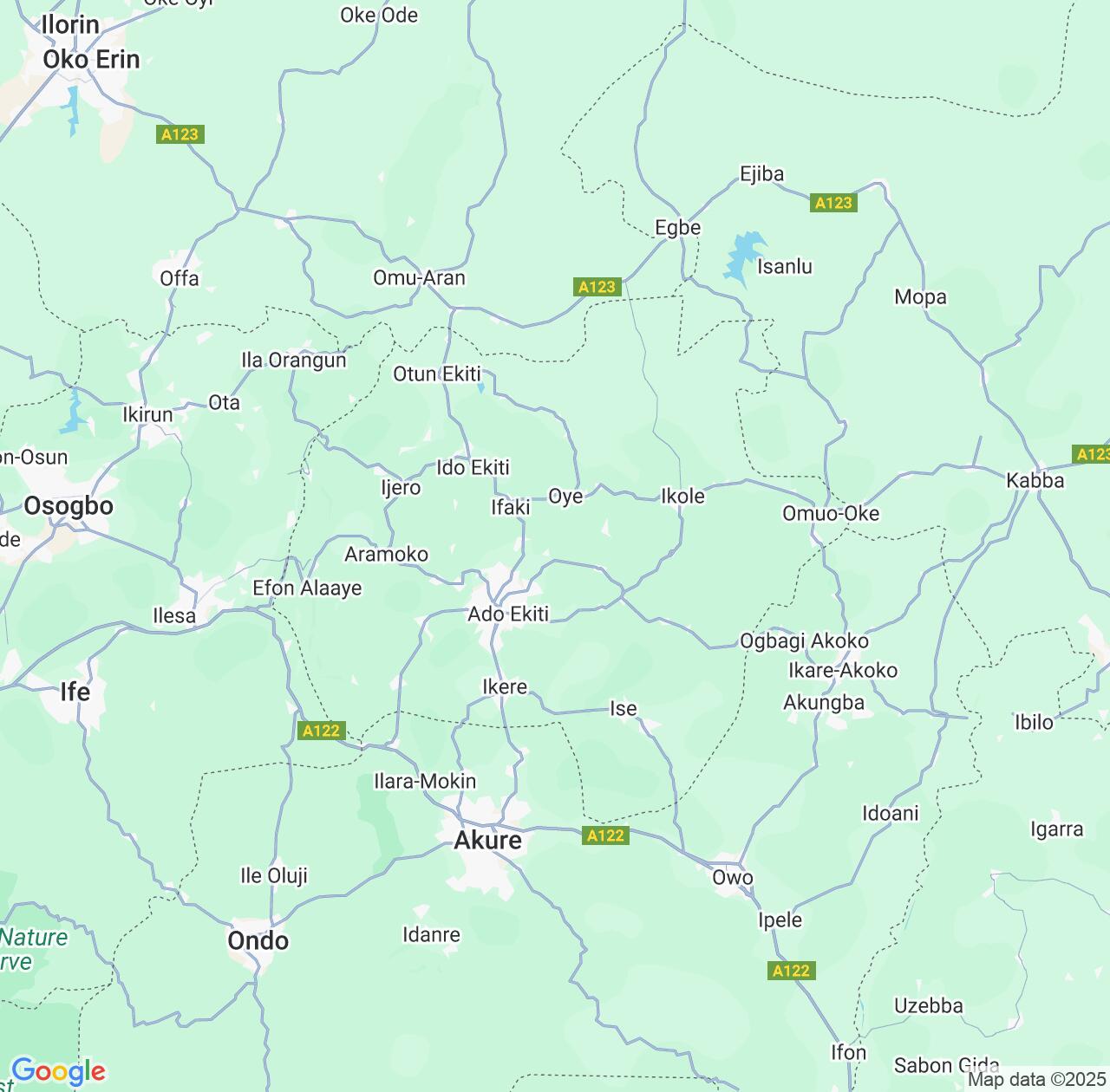 Map image for Intellectual Property Lawyers in Ekiti State and Nigeria IP firms at coordinates  ; .