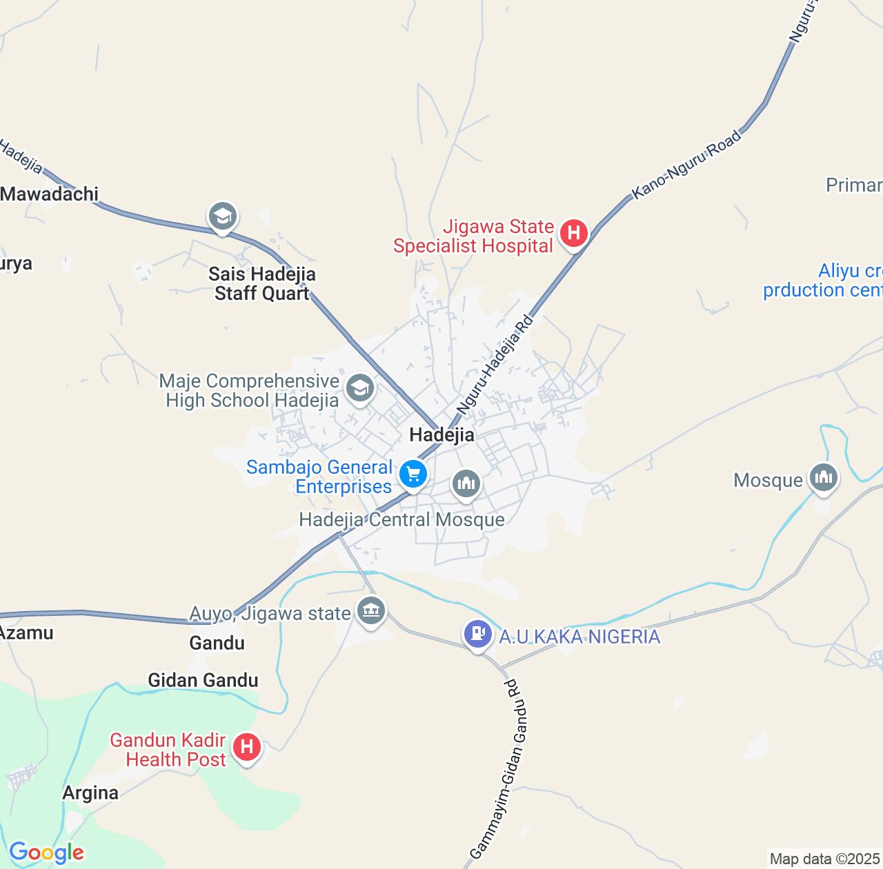 Map image for Intellectual Property Lawyers in Hadejia and Jigawa State IP firms at coordinates  ; .