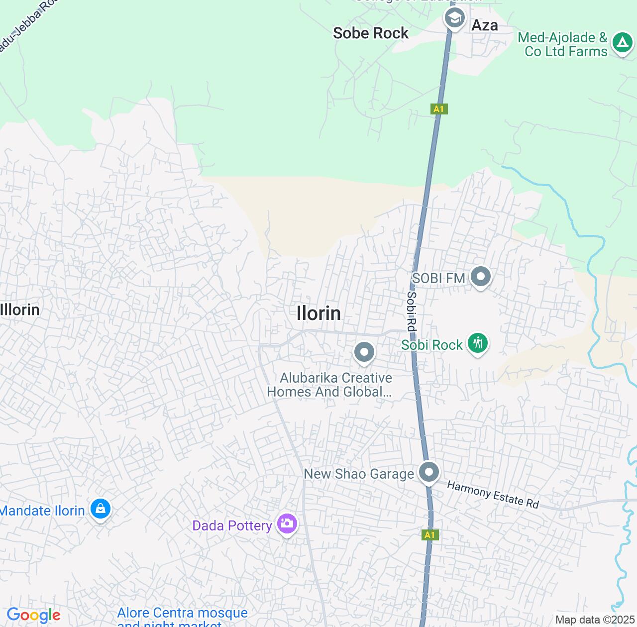 Map image for Intellectual Property Lawyers in Ilorin and Kwara State IP firms at coordinates  ; .