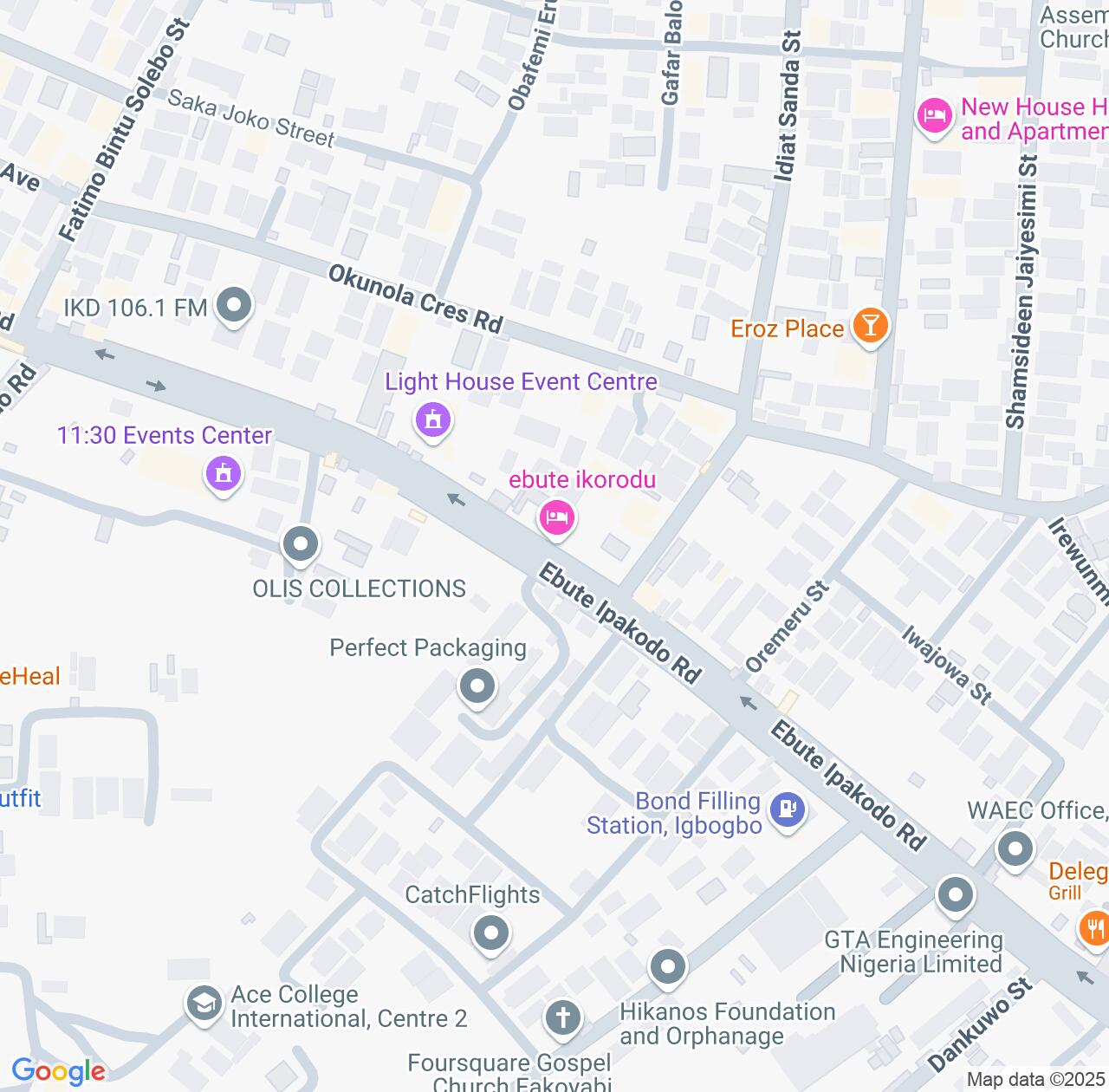 Map image for Intellectual Property Lawyers in Ebute Ikorodu and Lagos IP firms at coordinates  ; .