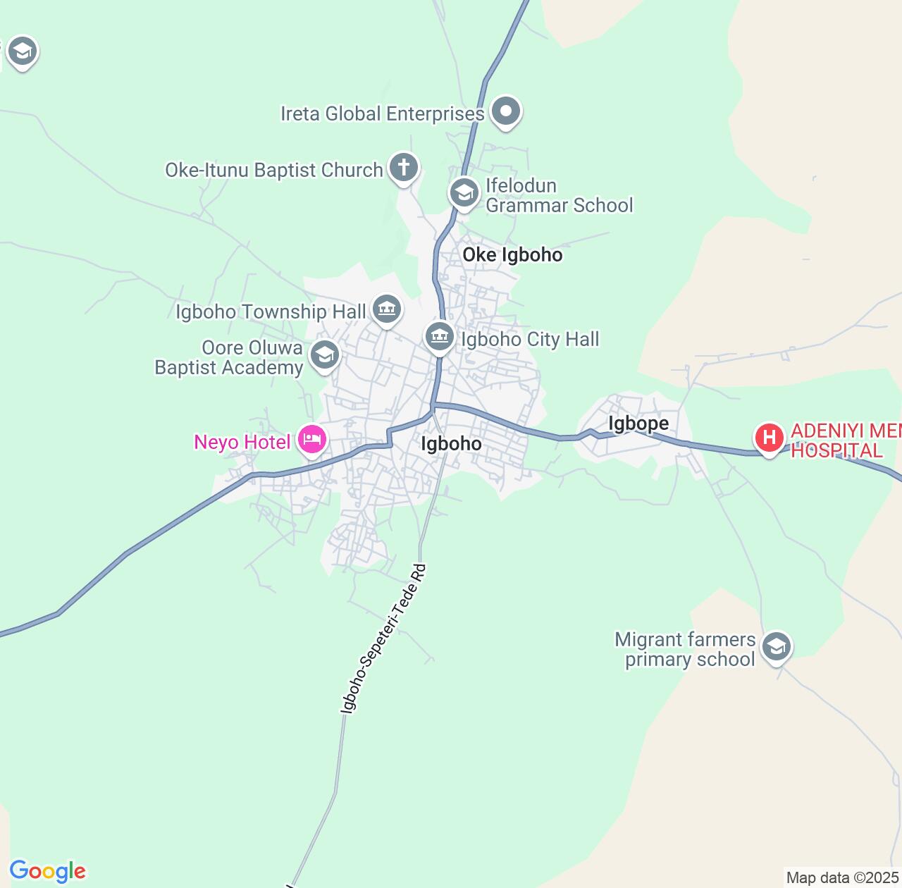 Map image for Intellectual Property Lawyers in Igboho and Oyo State IP firms at coordinates  ; .