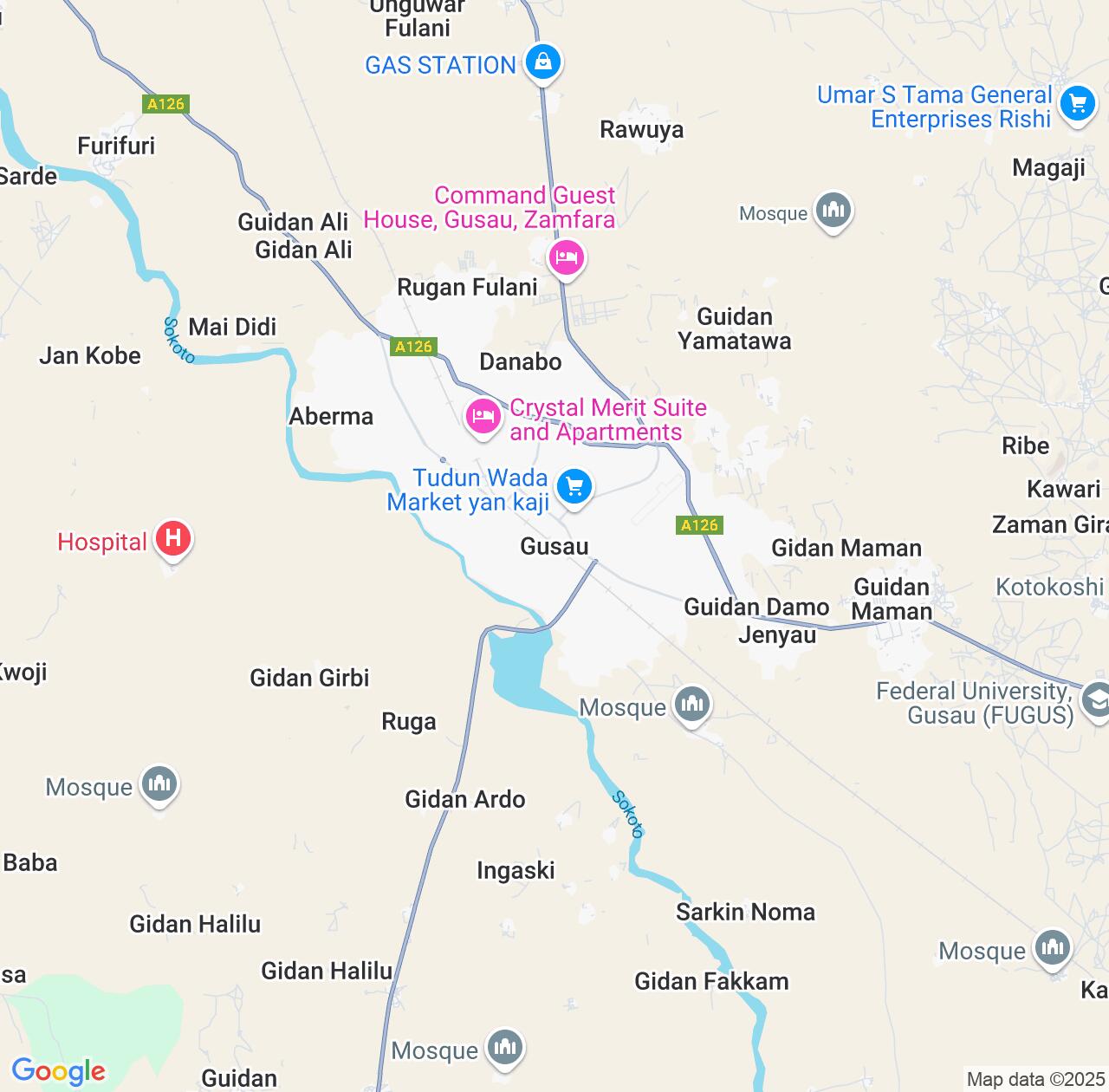 Map image for Intellectual Property Lawyers in Gusau and Zamfara State IP firms at coordinates  ; .