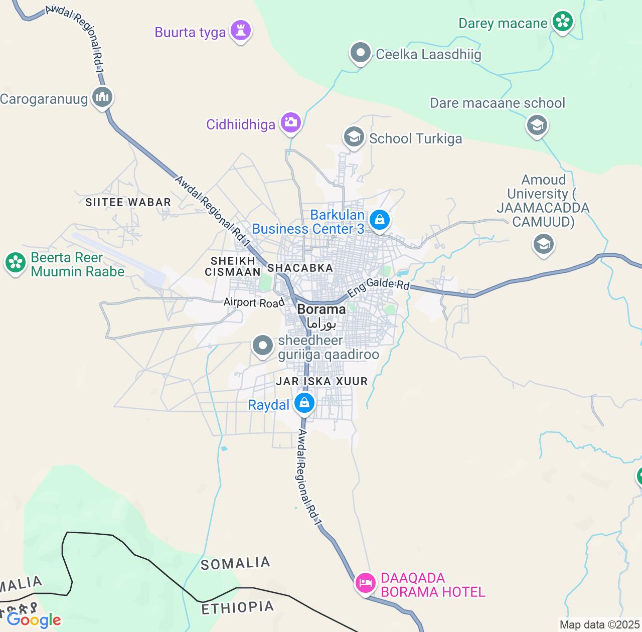 Map image for Intellectual Property Lawyers in Borama and Awdal IP firms at coordinates  ; .