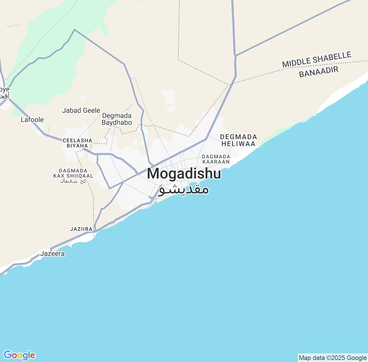 Map image for Intellectual Property Lawyers in Mogadishu and Banaadir IP firms at coordinates  ; .