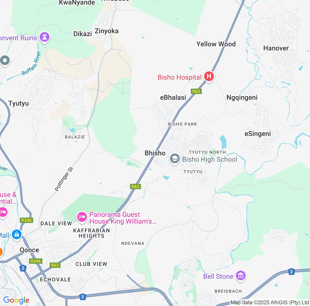 Map image for Intellectual Property Lawyers in Bhisho and Eastern Cape IP firms at coordinates  ; .