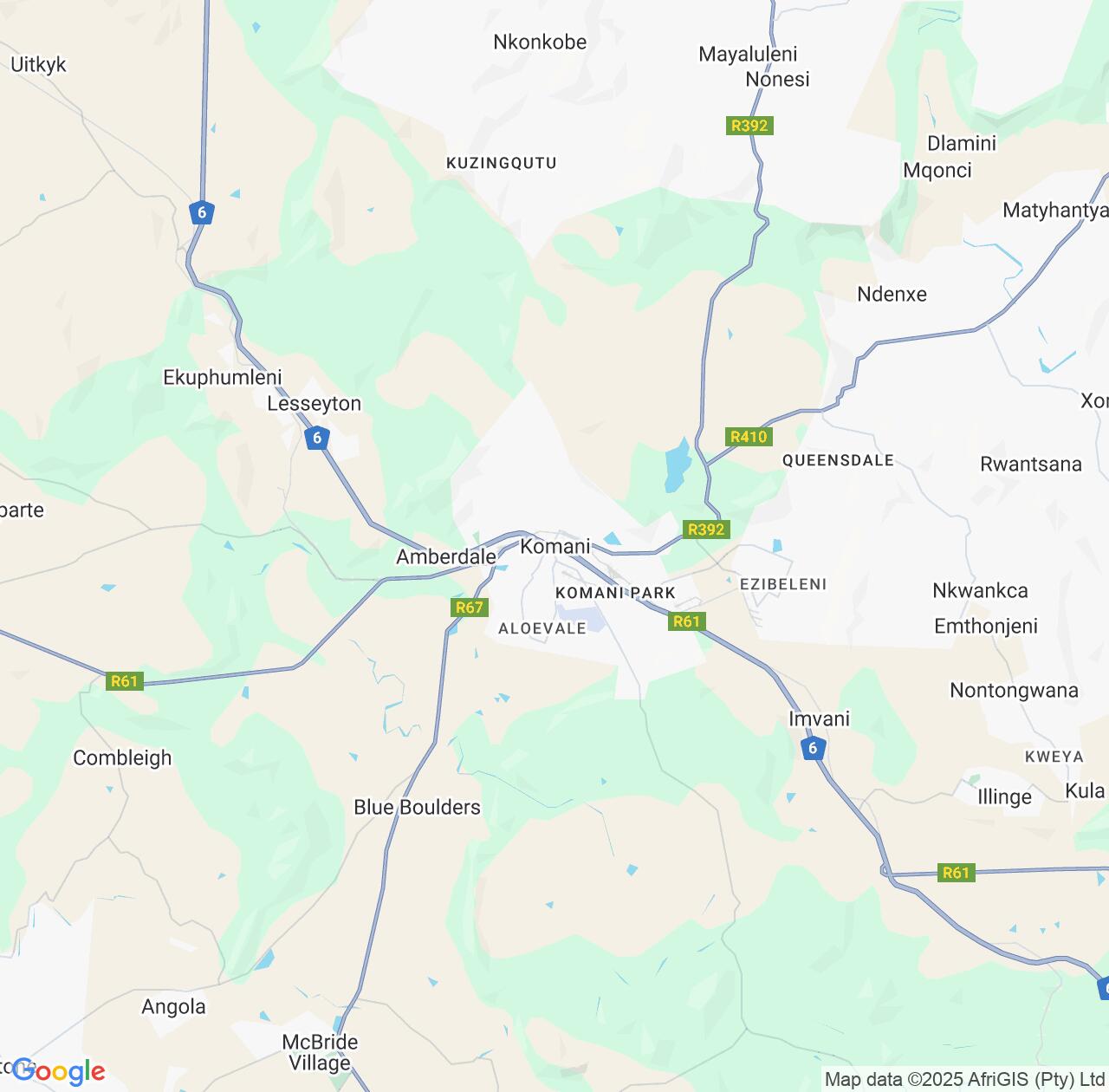 Map image for Intellectual Property Lawyers in Queenstown and Eastern Cape IP firms at coordinates  ; .