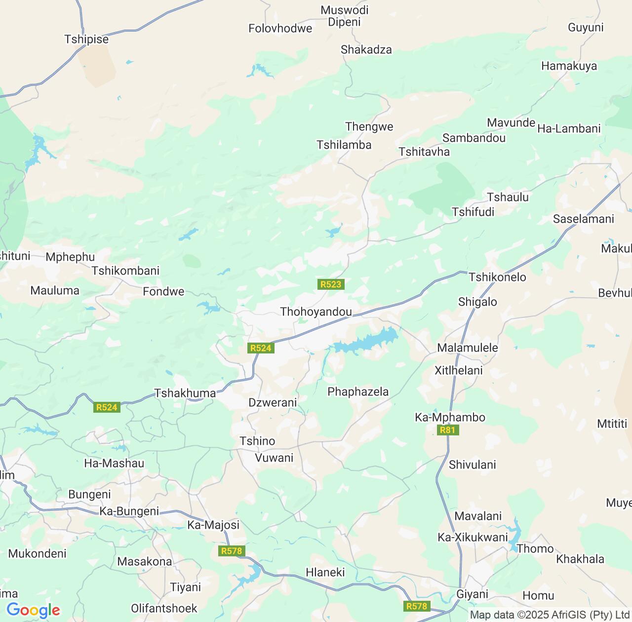 Map image for Intellectual Property Lawyers in Thohoyandou and Limpopo IP firms at coordinates  ; .