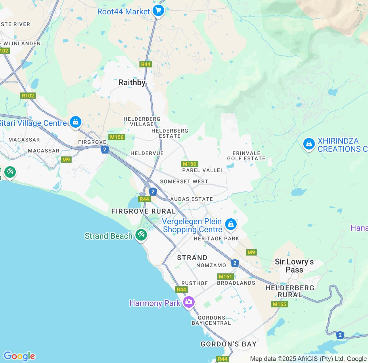 Map image for Intellectual Property Lawyers in Somerset West and Western Cape IP firms at coordinates  ; .
