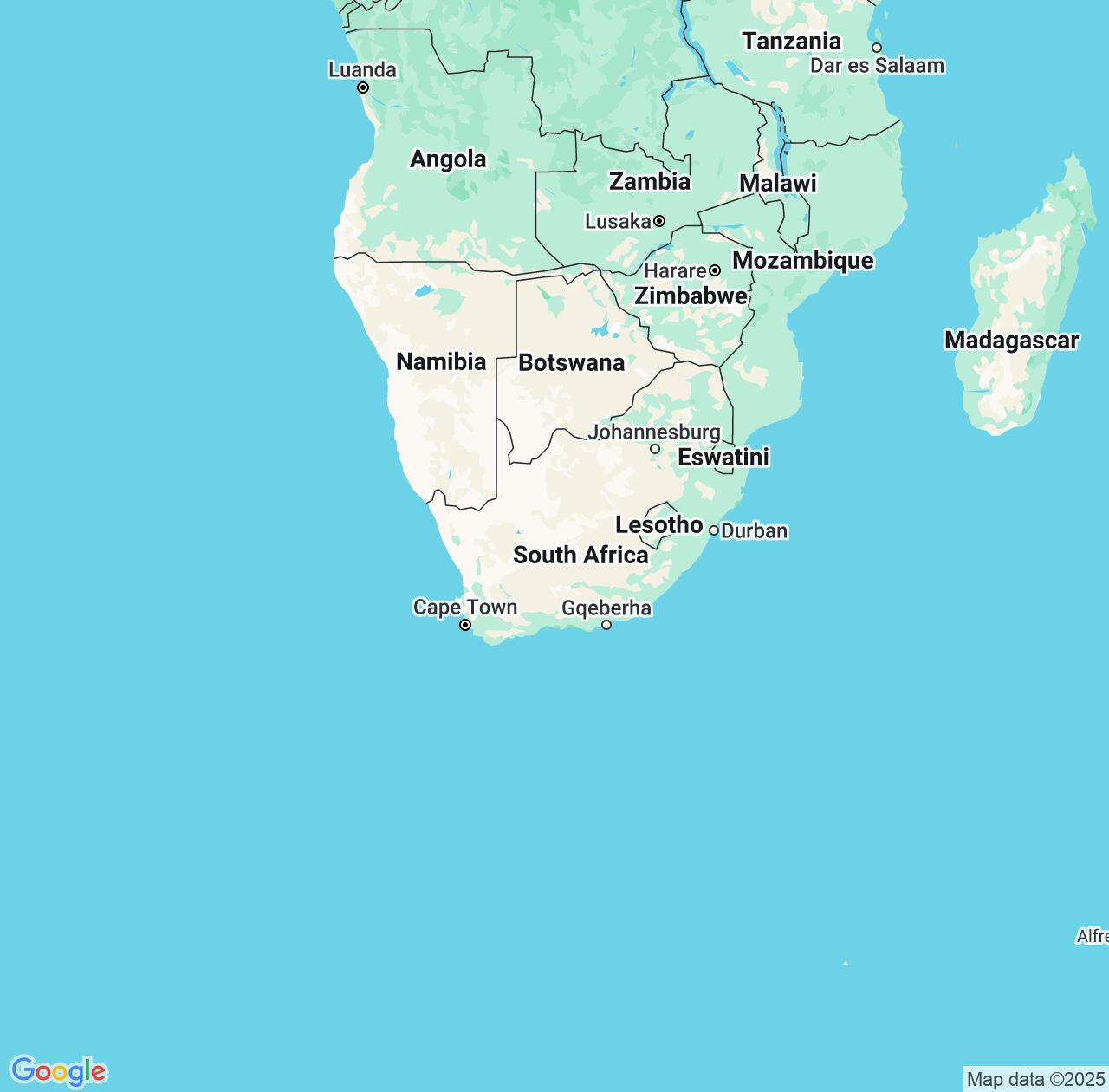 Map image for Intellectual Property Lawyers in South Africa and Africa IP firms at coordinates  ; .