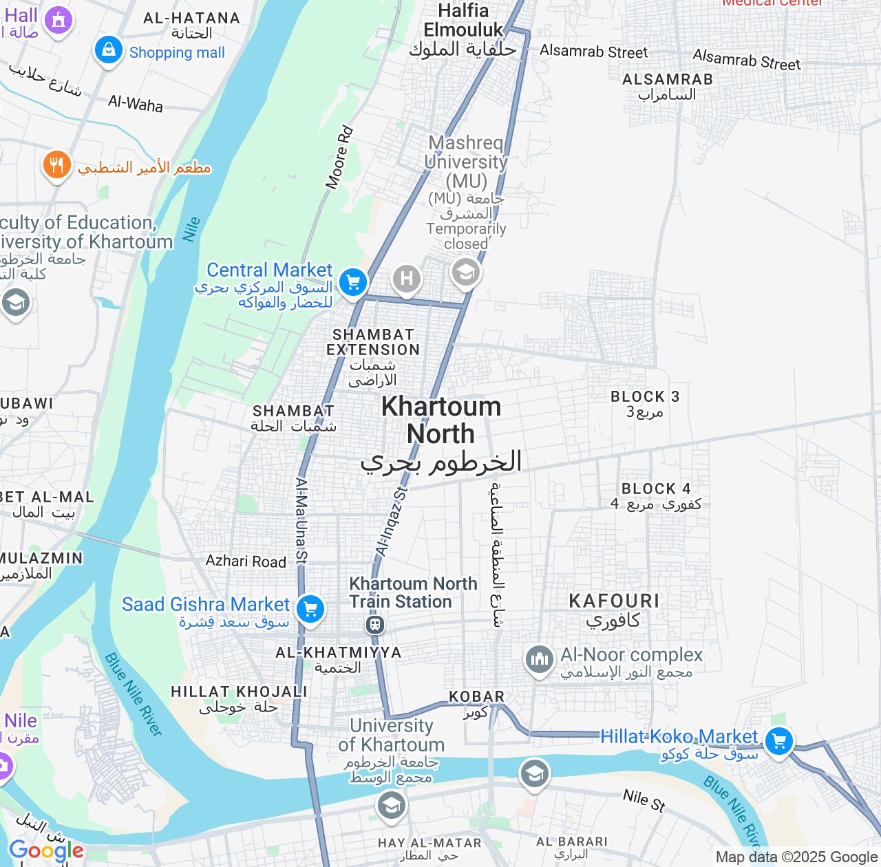 Map image for Intellectual Property Lawyers in Khartoum North and Khartoum IP firms at coordinates  ; .