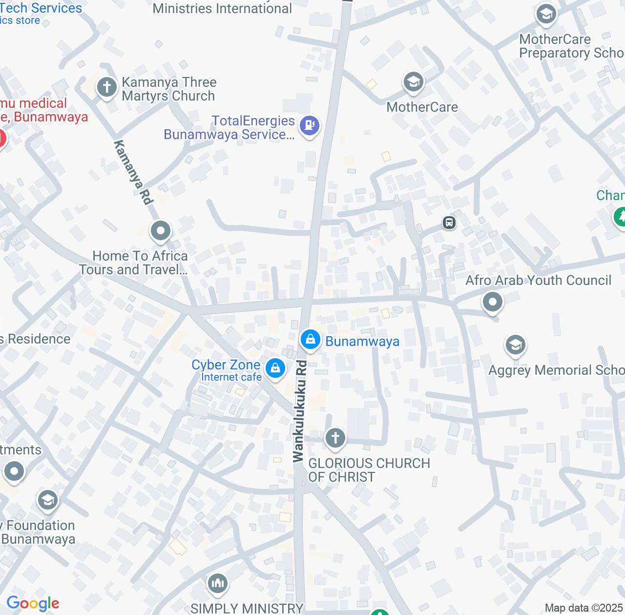 Map image for Intellectual Property Lawyers in Bunamwaya and Central Region IP firms at coordinates  ; .