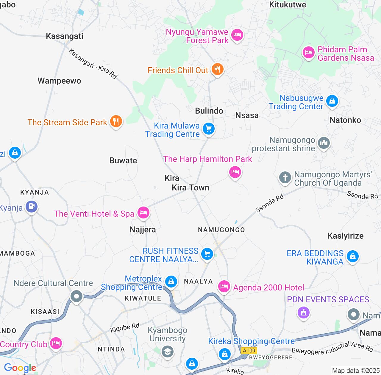 Map image for Intellectual Property Lawyers in Kira and Central Region IP firms at coordinates  ; .
