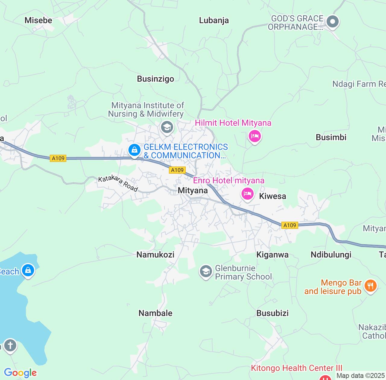 Map image for Intellectual Property Lawyers in Mityana and Central Region IP firms at coordinates  ; .