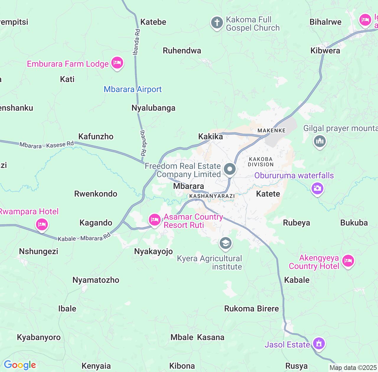 Map image for Intellectual Property Lawyers in Mbarara and Western Region IP firms at coordinates  ; .