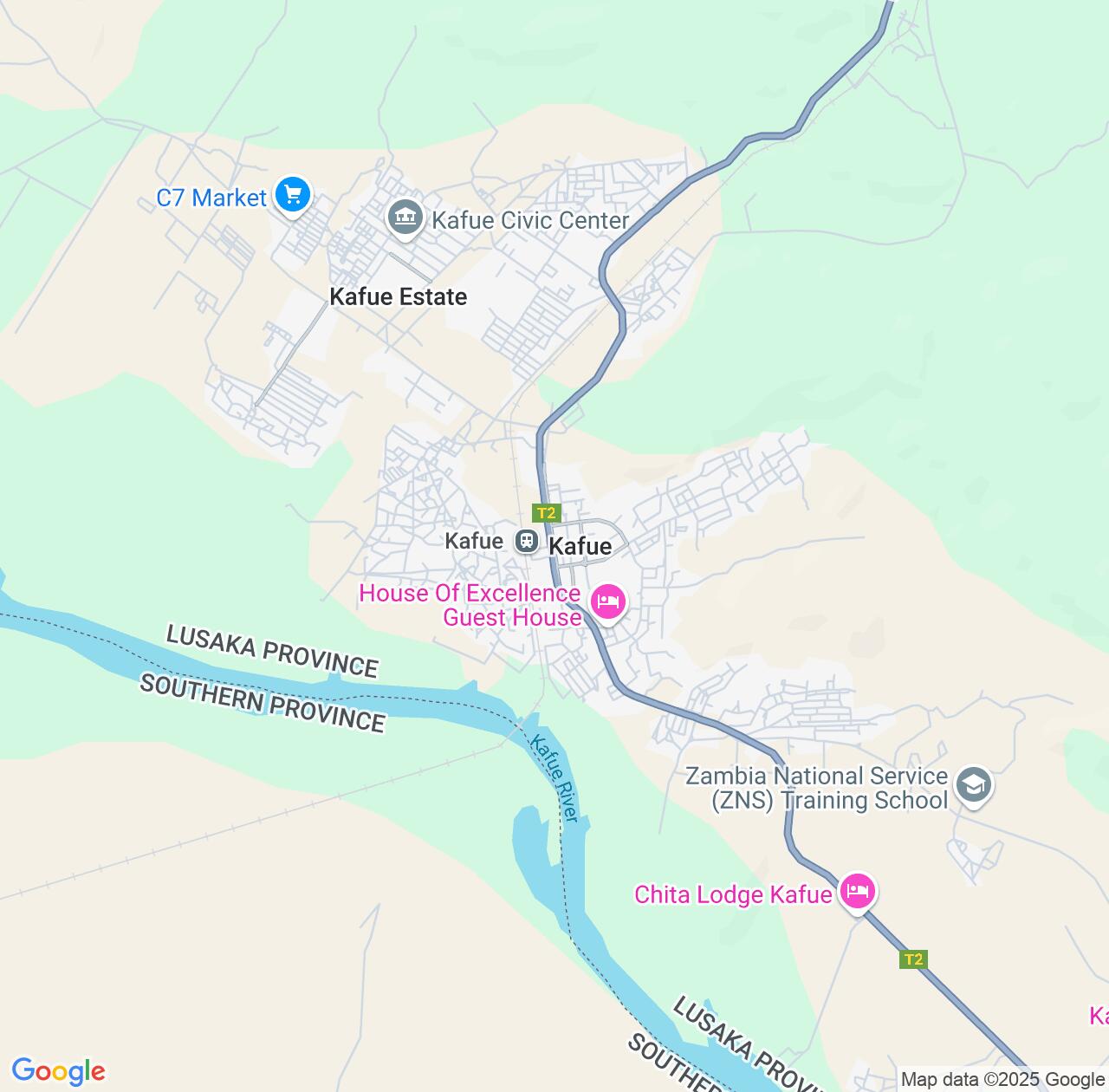 Map image for Intellectual Property Lawyers in Kafue and Lusaka Province IP firms at coordinates  ; .