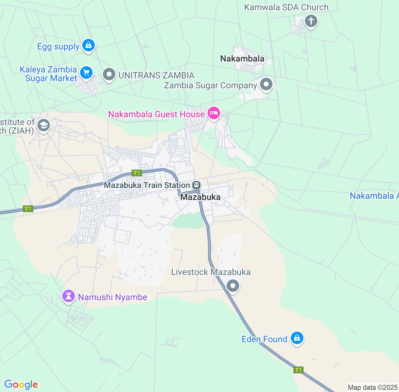Map image for Intellectual Property Lawyers in Mazabuka and Southern Province IP firms at coordinates  ; .