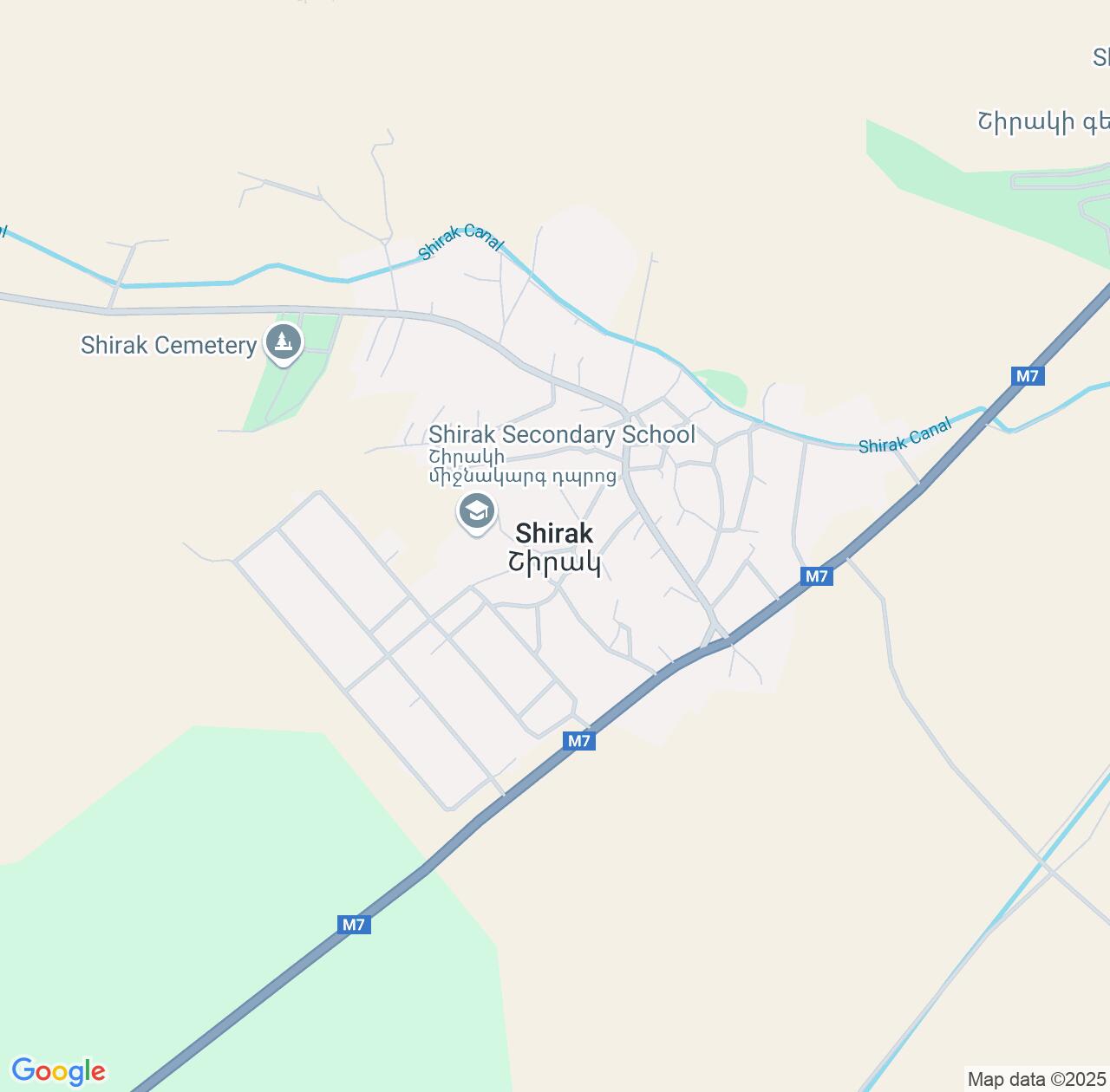 Map image for Intellectual Property Lawyers in Shirak and Armenia IP firms at coordinates  ; .