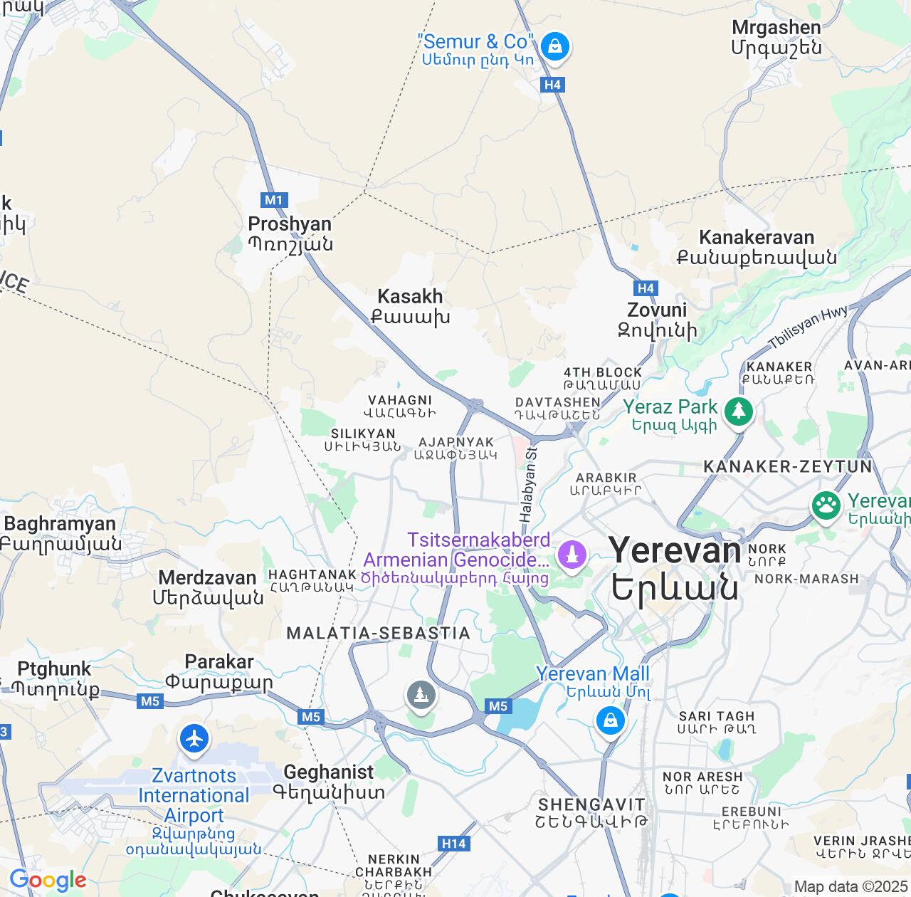 Map image for Intellectual Property Lawyers in Ajapnyak and Yerevan IP firms at coordinates  ; .