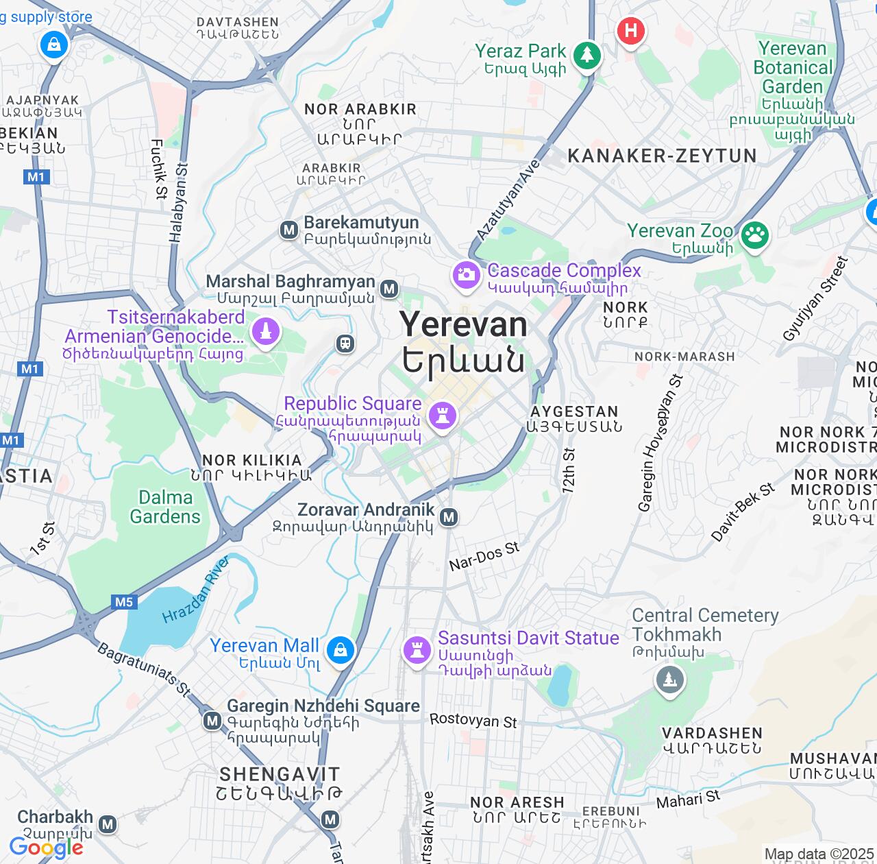 Map image for Intellectual Property Lawyers in Kentron and Yerevan IP firms at coordinates  ; .