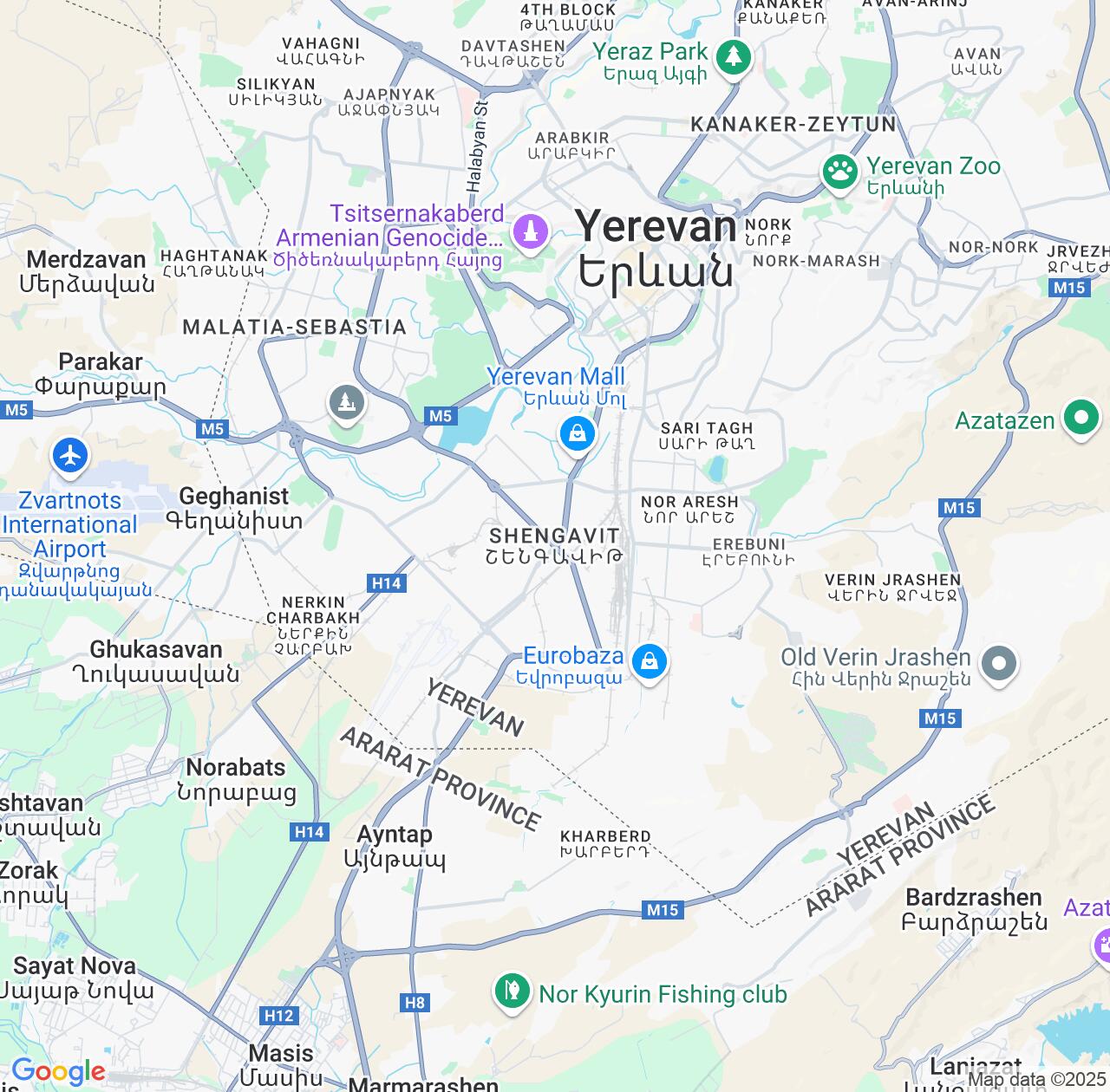 Map image for Intellectual Property Lawyers in Shengavit and Yerevan IP firms at coordinates  ; .