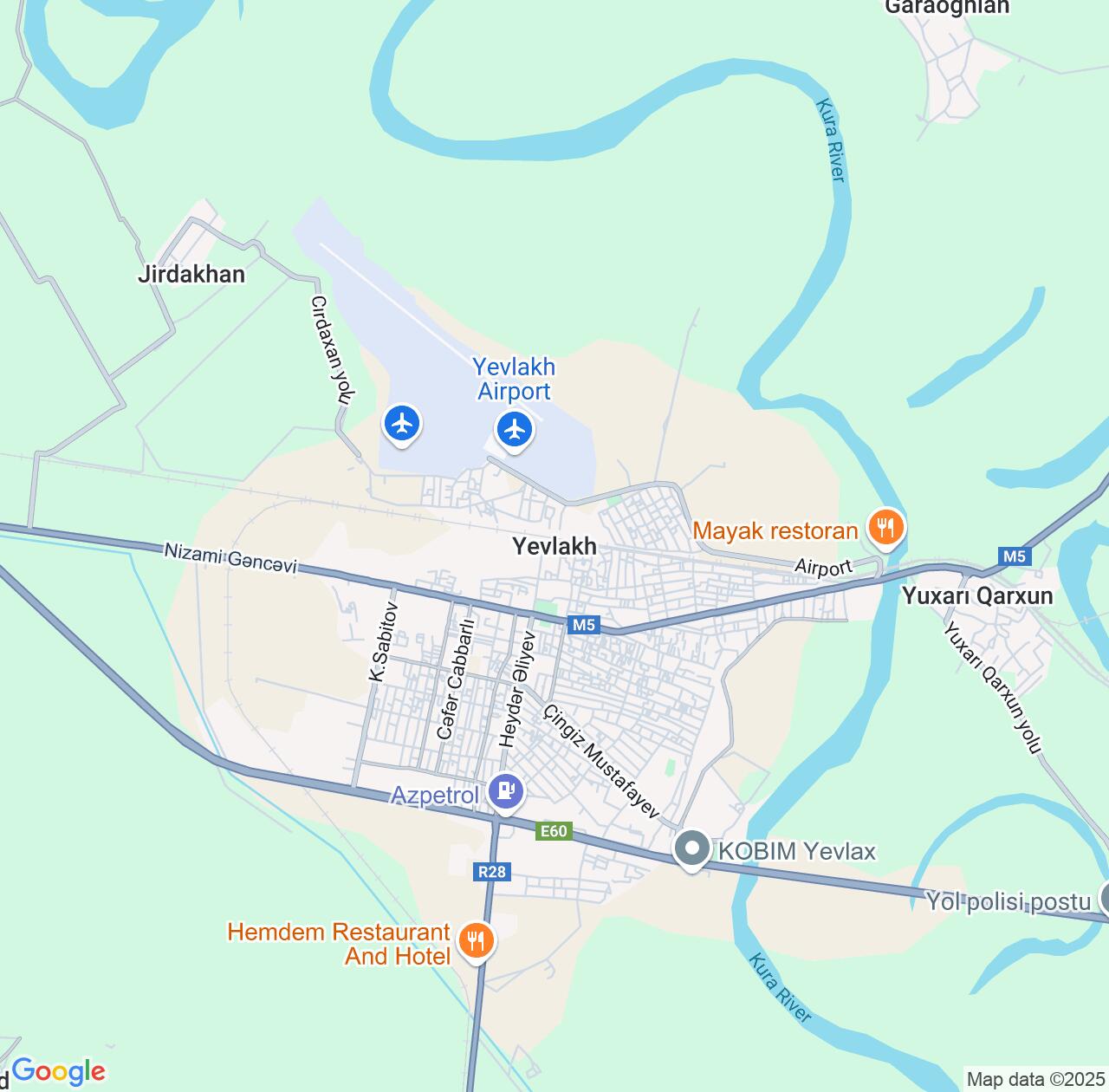 Map image for Intellectual Property Lawyers in Yevlax City and Azerbaijan IP firms at coordinates  ; .