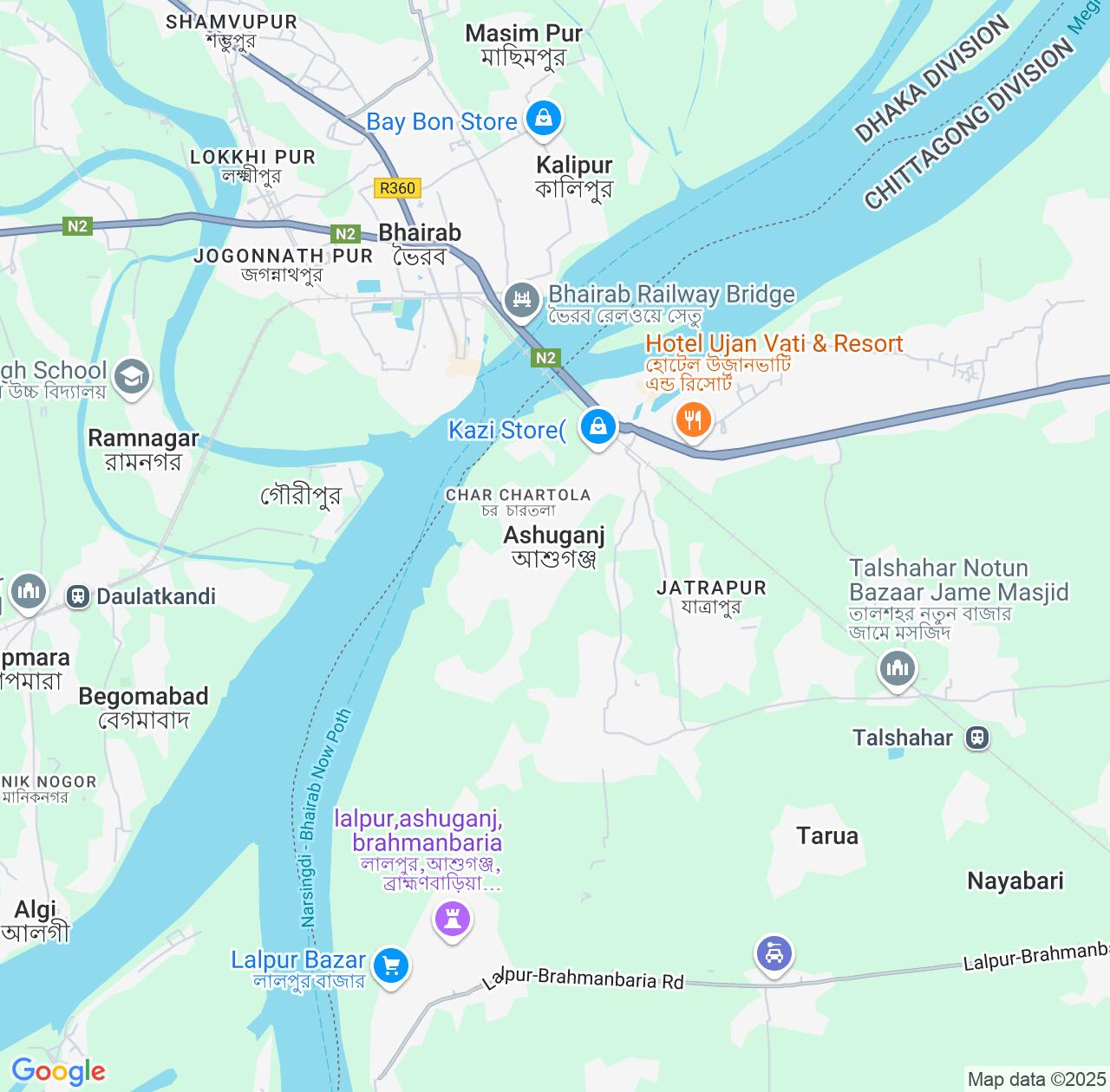 Map image for Intellectual Property Lawyers in Ashuganj City and Chittagong IP firms at coordinates  ; .