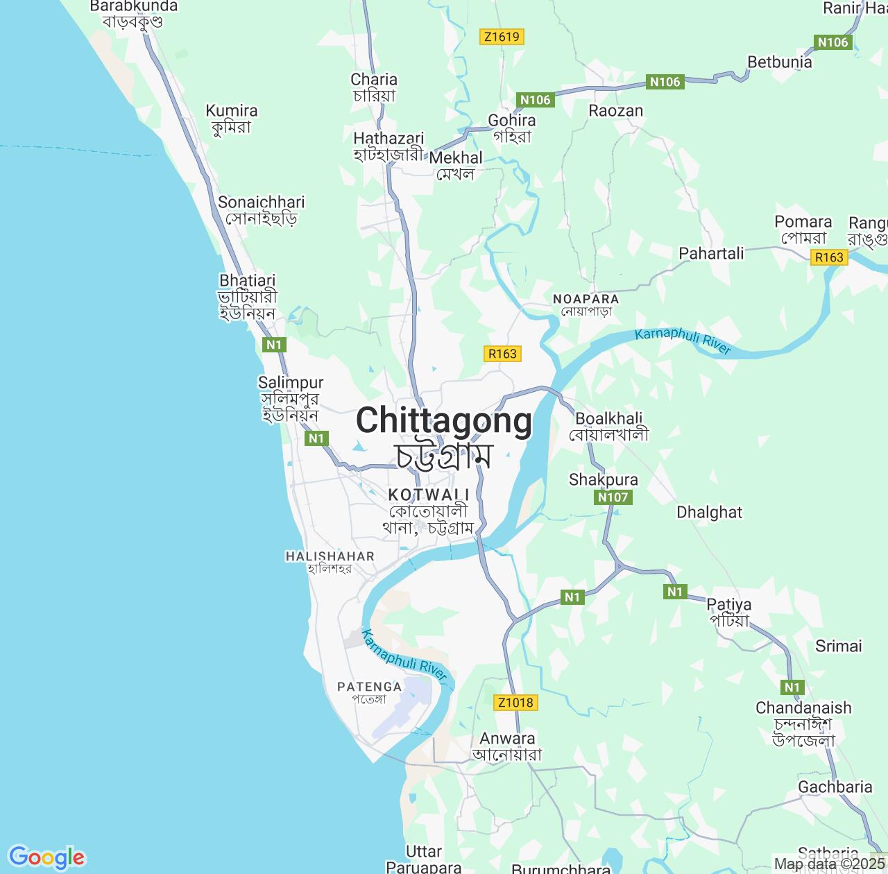 Map image for Intellectual Property Lawyers in Chittagong and Bangladesh IP firms at coordinates  ; .