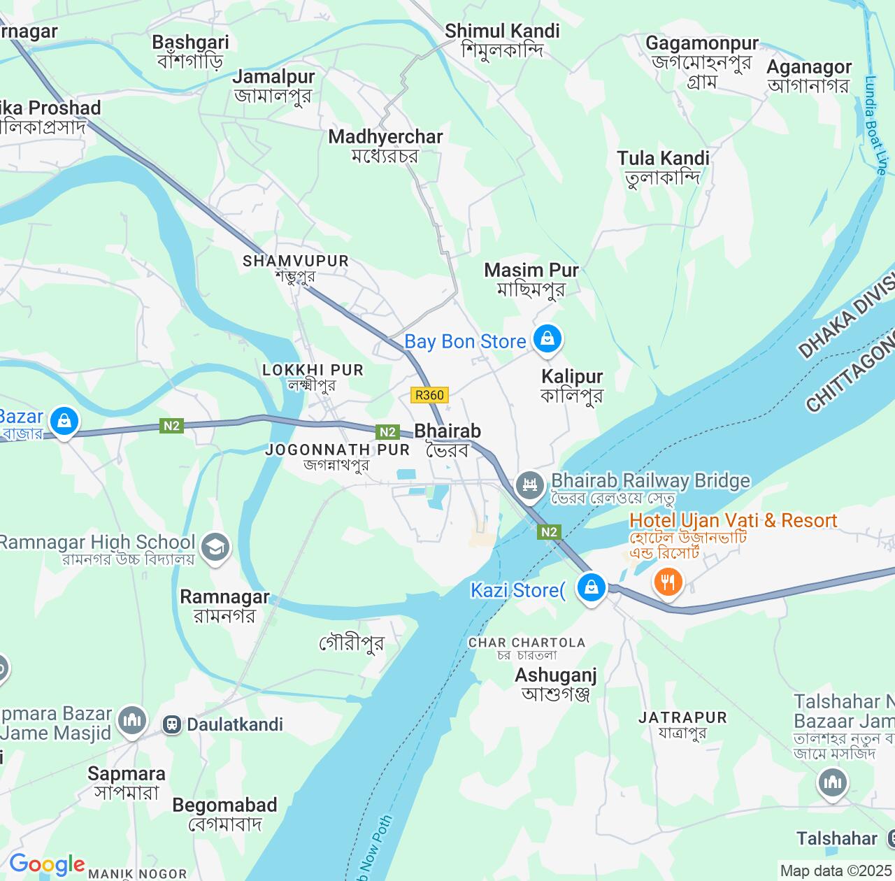 Map image for Intellectual Property Lawyers in Bhairab Bazar and Dhaka Division IP firms at coordinates  ; .