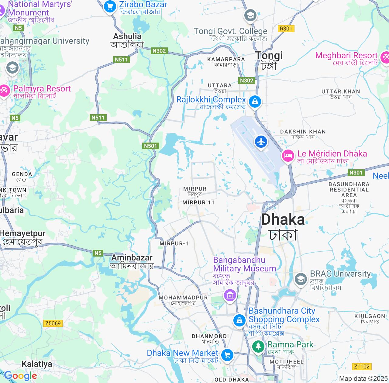 Map image for Intellectual Property Lawyers in Mirpur Model Thana and Dhaka Division IP firms at coordinates  ; .