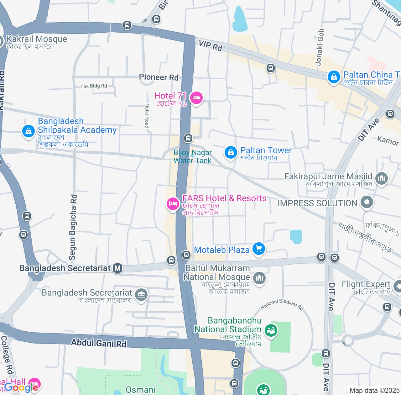 Map image for Intellectual Property Lawyers in Paltan and Dhaka Division IP firms at coordinates  ; .