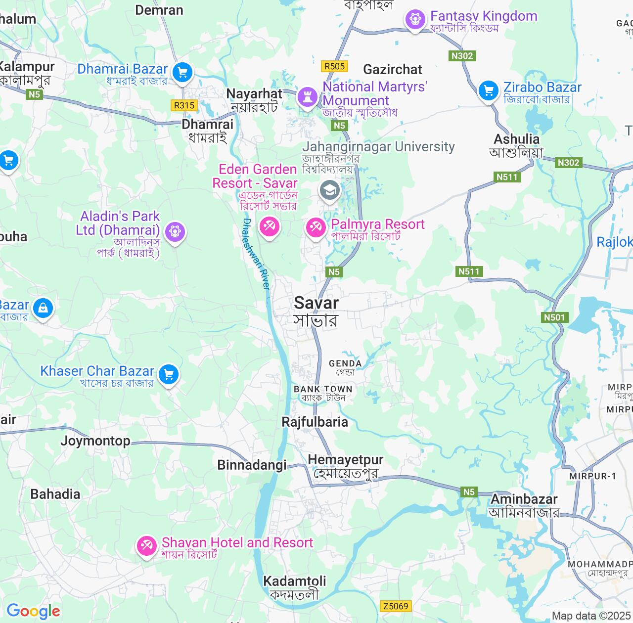 Map image for Intellectual Property Lawyers in Savar and Dhaka Division IP firms at coordinates  ; .