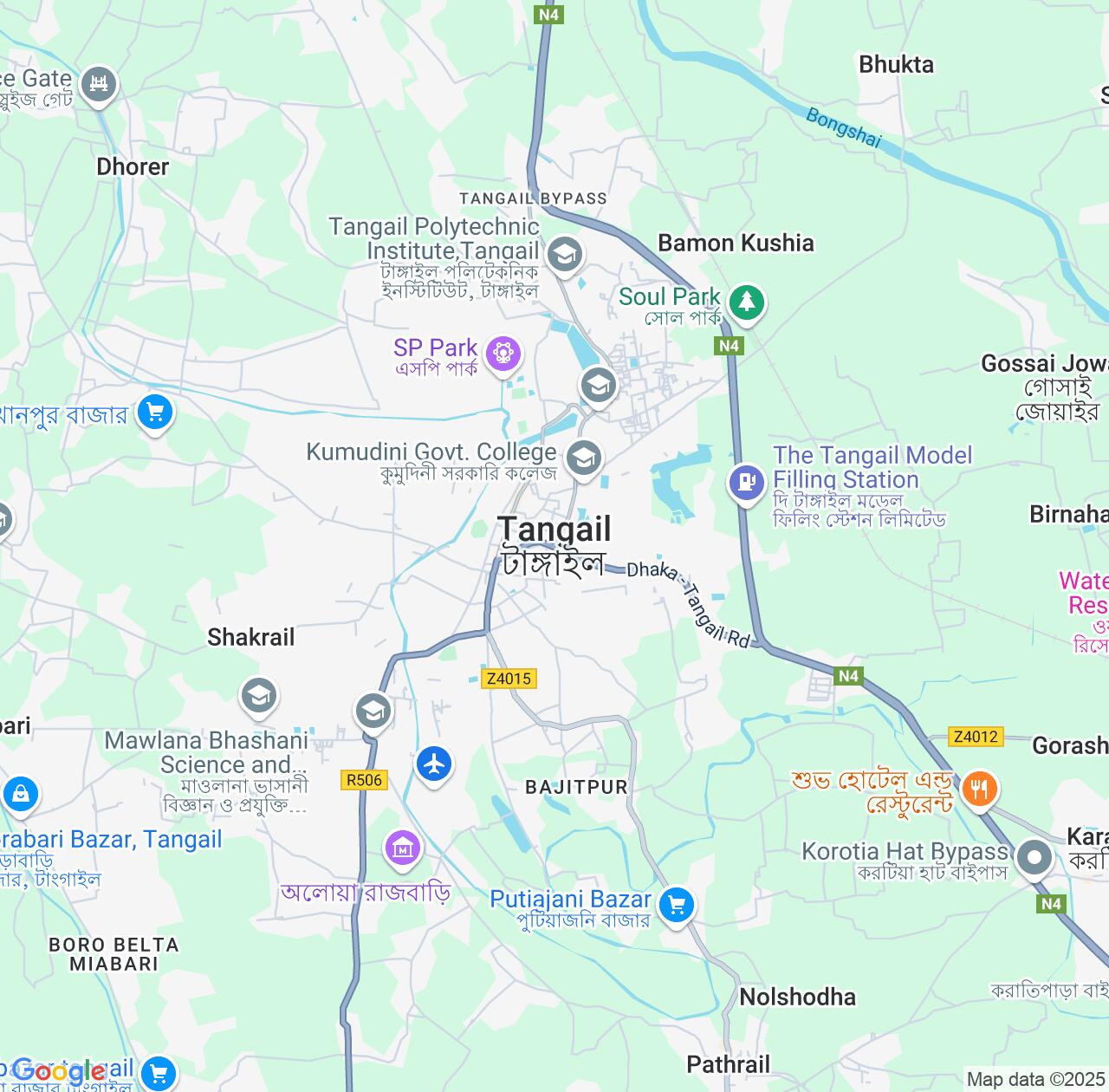 Map image for Intellectual Property Lawyers in Tangail and Dhaka Division IP firms at coordinates  ; .