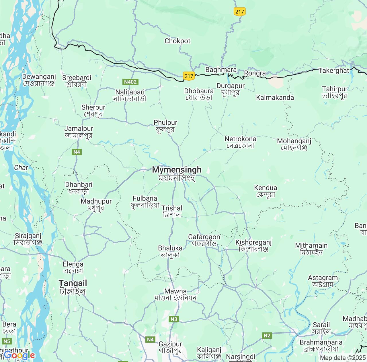 Map image for Intellectual Property Lawyers in Mymensingh Division and Bangladesh IP firms at coordinates  ; .