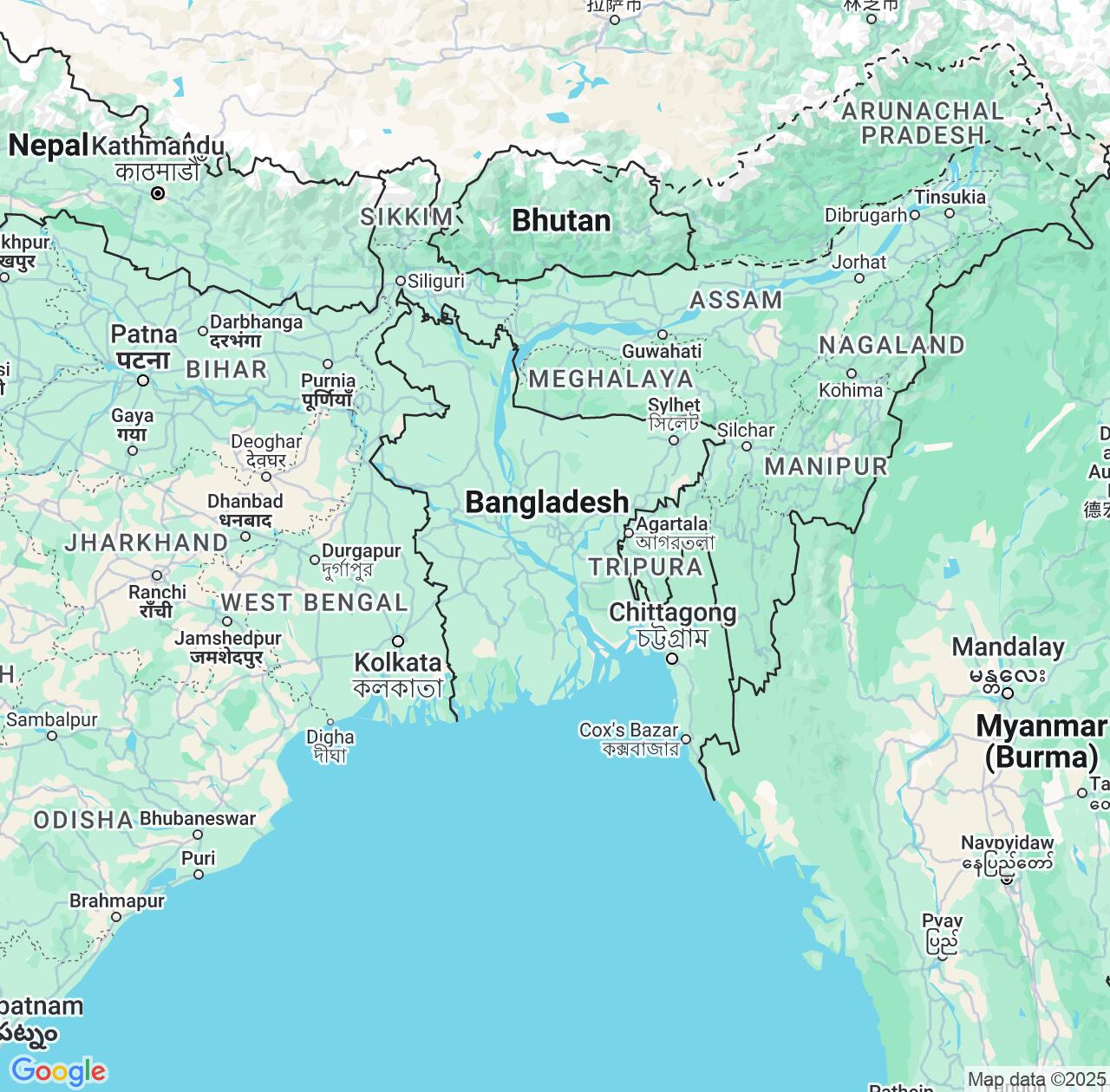 Map image for Intellectual Property Lawyers in Bangladesh and Asia IP firms at coordinates  ; .